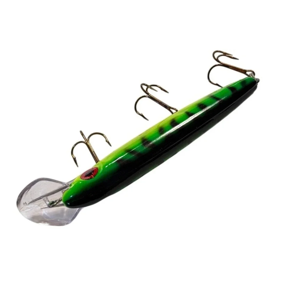 Joe Bucher Depth Raider 6 Inch Crankbait Firetiger Musky Pike Fishing Lure